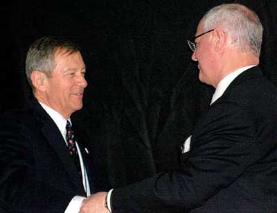 Senator George Voinovich and Bob Cerminara