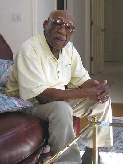 Charlie Sifford at home today
