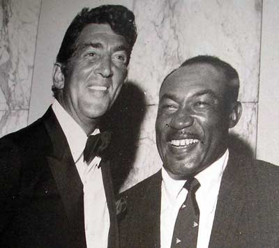 Charlie Sifford with Dean Martin