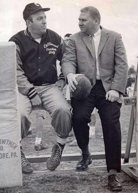 Dan Coughlin interviews Collinwood Football Coach Joe Trivisonno in 1965