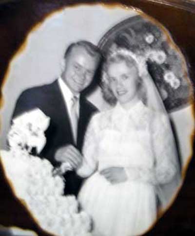 Del and Annie Spitzer wedding photo