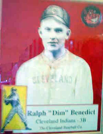 Ralph Dim Benedict, an original Cleveland Indian