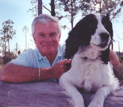 Don Webster with dog Daisy