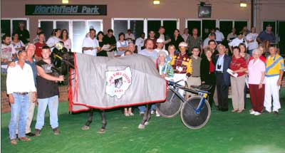 Doug Adair and his winning horse