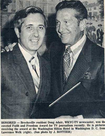 Doug Adair with Lawrence Welk