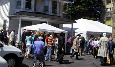 Crowds at Father Mac's 50th