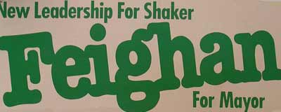 John Feighan for Mayor of Shaker Heights