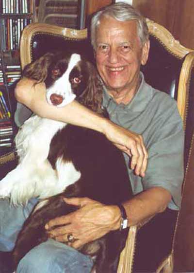 Fred Griffith with dog Zin