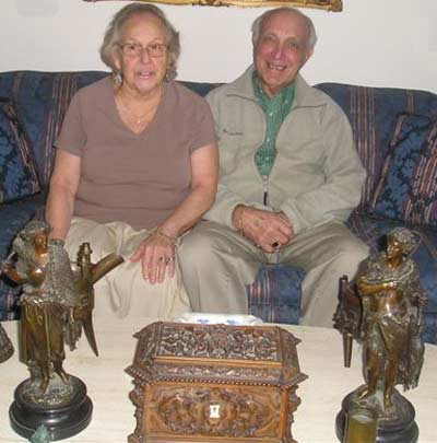 Nina and George Weidinger at home in 2008