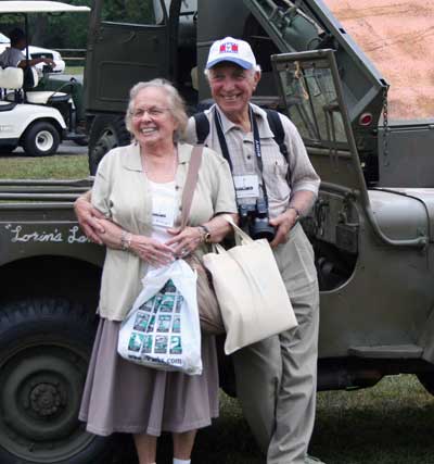 Nina and George Wedinger at Reunion in Alexandria, VA Oct. 2007