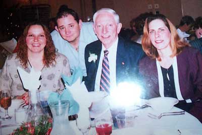 Sheriff Gerald McFaul with family members