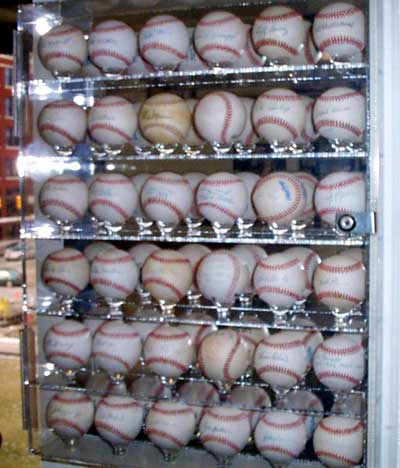 Sheriff Gerald McFaul's baseball collection