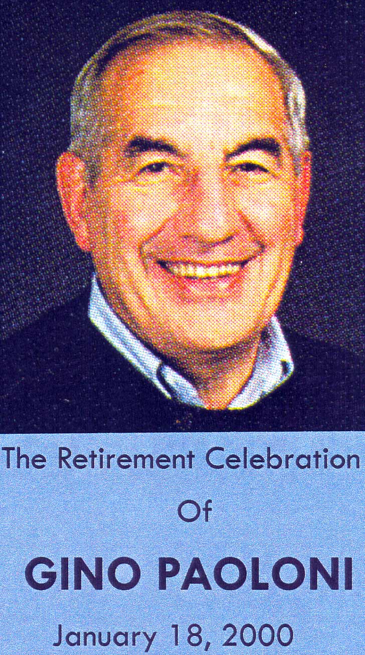 Gino Paoloni retirement