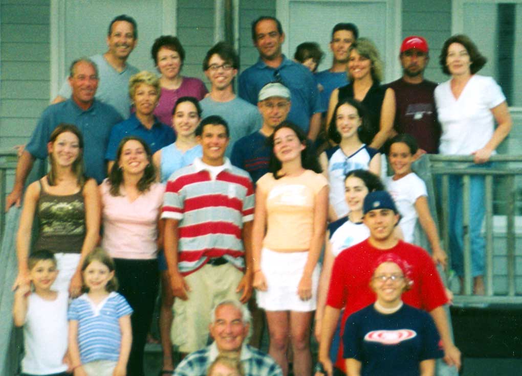 Gino Paoloni with some of his grandkids