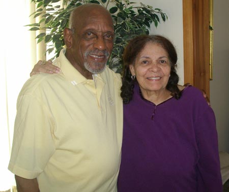 Harrison Dillard and wife Joy (photos by Debbie Hanson)