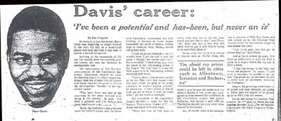 1981 Plain Dealer article about Harry Davis