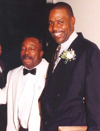 Larry Key with Harry Davis in Harry's 1998 induction into FSU Hall of Fame