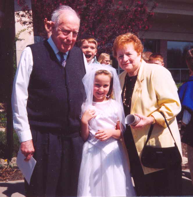 Ed and Mary Terese Hurley with granddaughter Shaelin