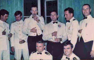 Jim Cookinham and other officers of SSN in 1969