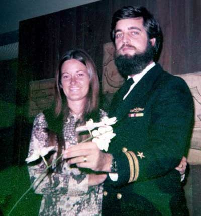 Cindy and Jim Cookinham in Hawaii in 1973