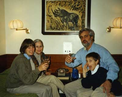 The Cookinhams in Kenya in 1990