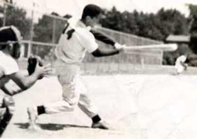 Larry Dolan at the plate