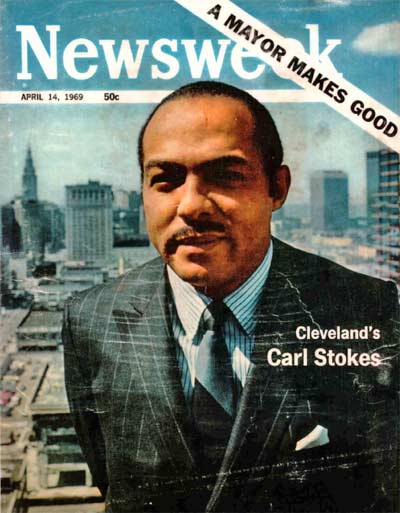 Cleveland Mayor Carl Stokes on the cover of Newsweek