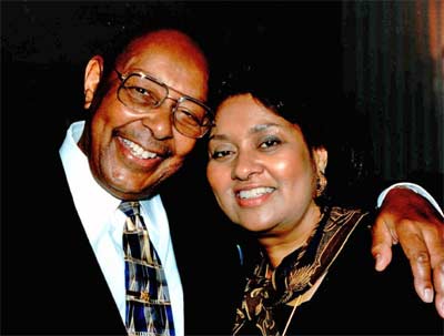 Louis Stokes and wife Jay