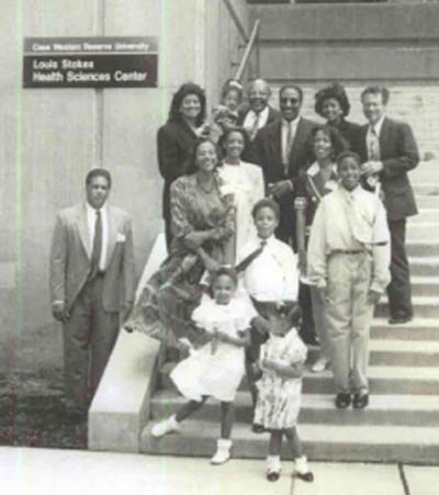  Stokes Family at dedication of Case Western Reserve University Louis Stokes Health Sciences Center