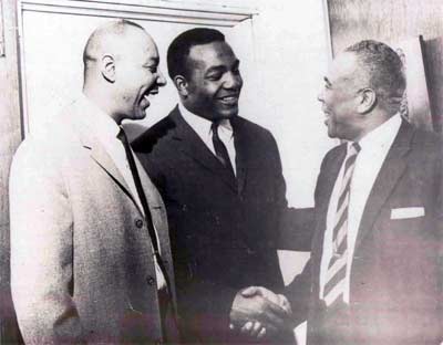 Lou Stokes, Jim Brown and law partner Norman Minor