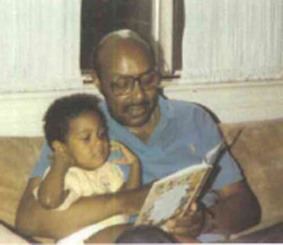 Louis Stokes with Grandson Brett Hammond