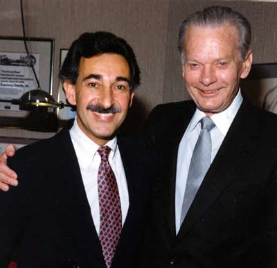 Larry Morrow with David Brinkley
