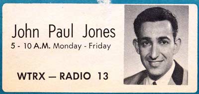Larry Morrow as John Paul Jones on WTRX Radio 13