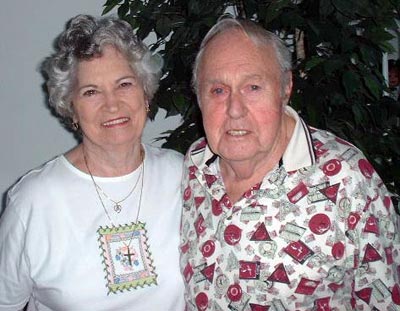 Helen and Ed Mugridge on their 65th anniversary