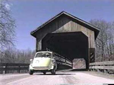 Neil Zurcher and covered bridge