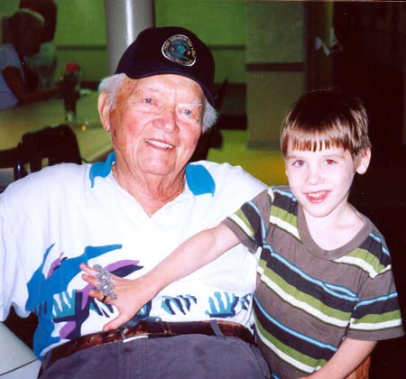 Jack Petrusiak and great grandson Andre