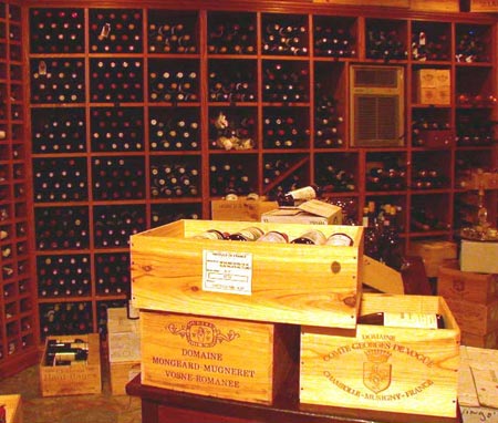 Swingos wine cellar