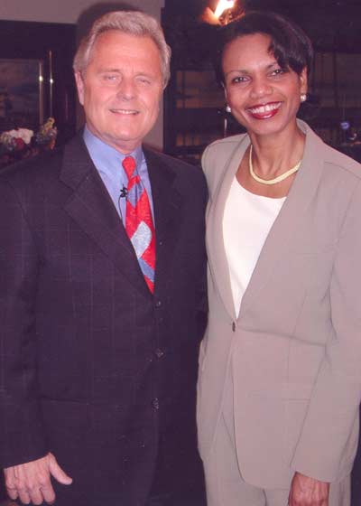 Tim Taylor and Condoleeza Rice