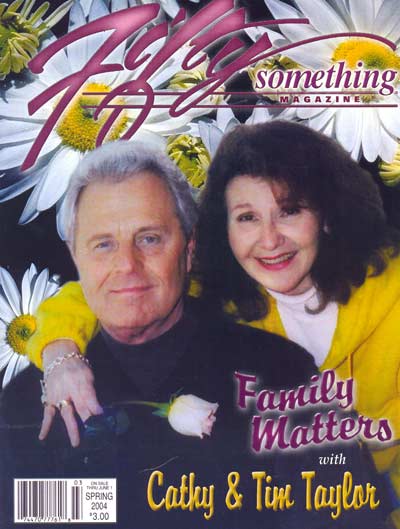 Tim and Cathy Taylor on the cover of Fifty Something Magazine