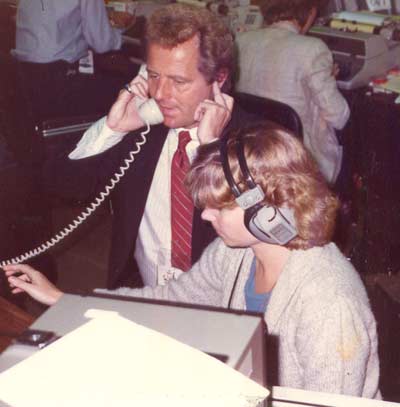 Tim Taylor with with Producer Lynn Zale at the 1984 GOP Convention