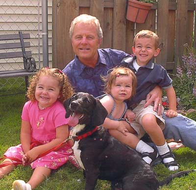 Tim Taylor and his grandkids