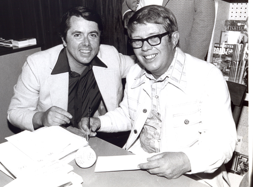 Tom Eakin with Billy Carter on June 17, 1977