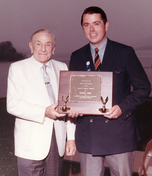 Casey Stengel and Tom Eakin