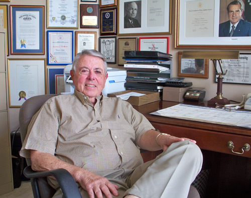 Tom Eakin in his office 2010