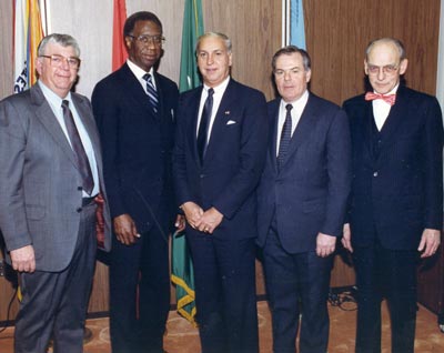 Virgil Brown on the St Lawrence Seaway Board